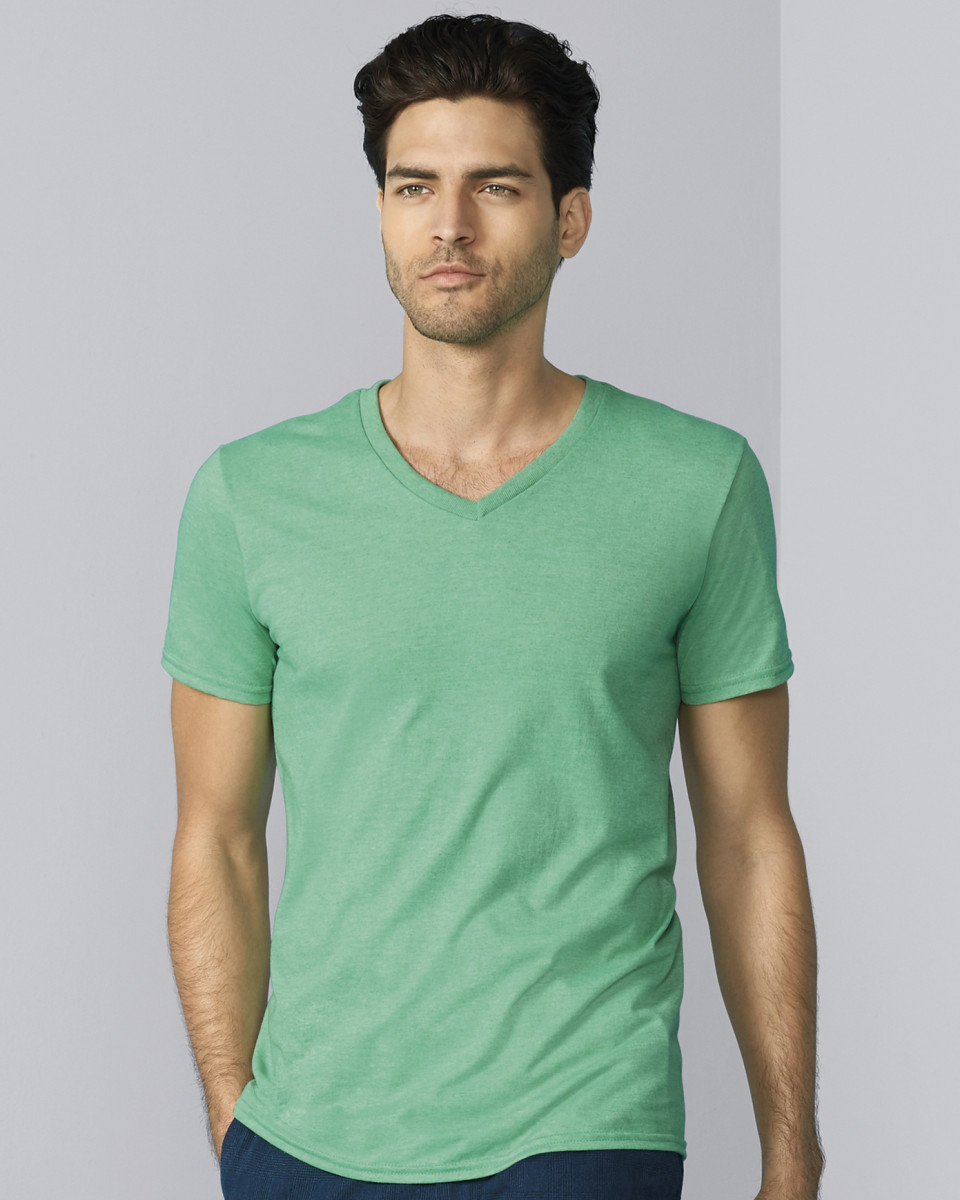 Men's Soft Style V-Neck T-Shirt