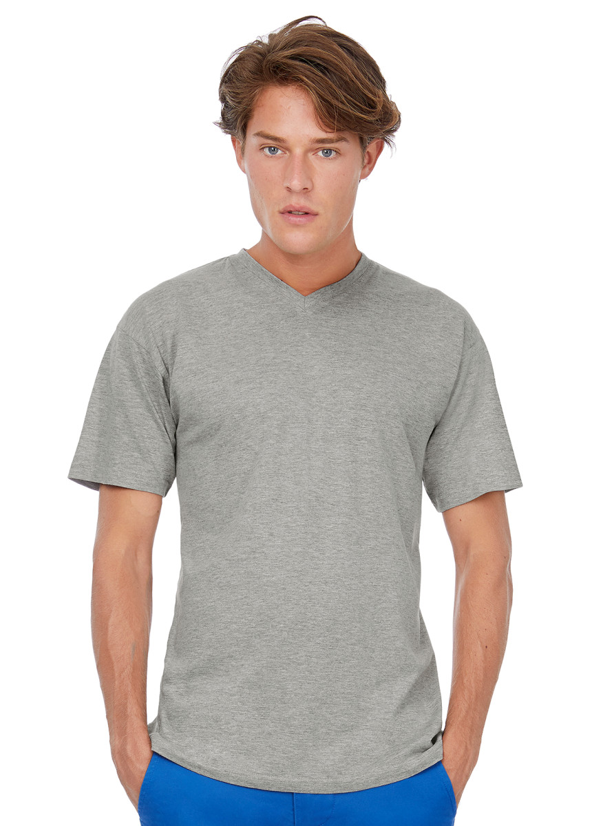 B&C Men's Exact V-Neck T-Shirt